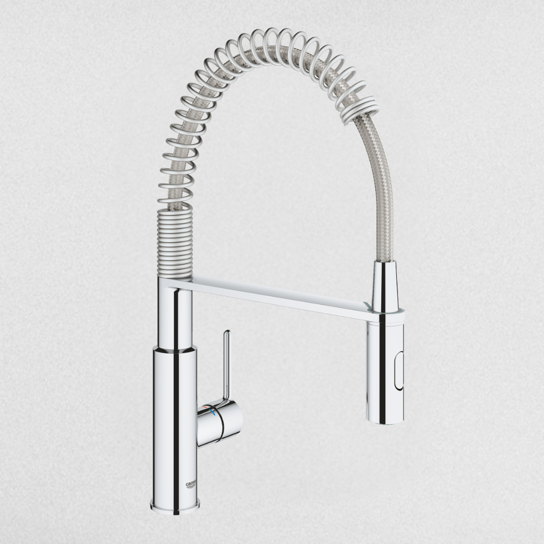 خلاط شيف مطبخ جيت 30361000 بذراع واحد للتحكم في المياه اللون كروم من جروهي