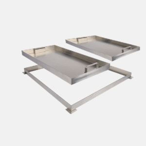 غطاء صرف غرفة التفتيش TC-SST-100 استانلس مقاس 100*100 سم من بيورا