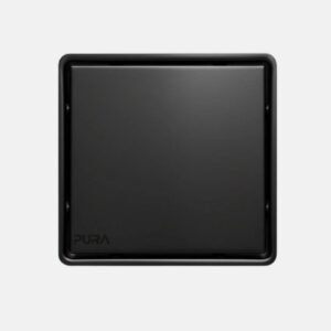 غطاء بيبه بيورا FDS-61-15B بلاك مقاس 15×15 سم – استانلس ستيل وجه استانلس + وجه قابل لتركيب السيراميك
