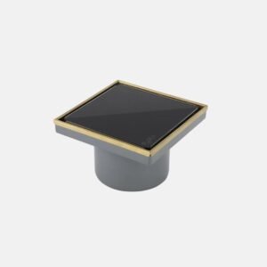 بيبة steel FD-GB-15G من بيورا  Black Glass Gold مقاس 15×15سم