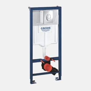 خزان دفن جروهي بشاسيه كامل ولوحة طرد دائرية كروم – GROHE 38721001
