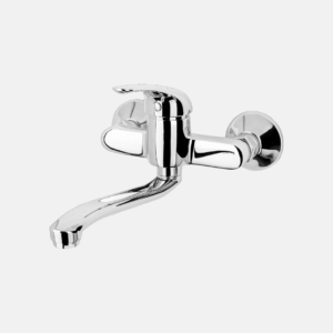 خلاط مطبخ كابري معلق بقنطرة سفلية متحركة من فاليو VK 12036 VALUE  مقبض واحد كروم | Capri Wall Mount Kitchen Mixer