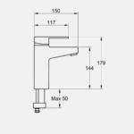 Lazio Single Lever Basin Mixer (6)